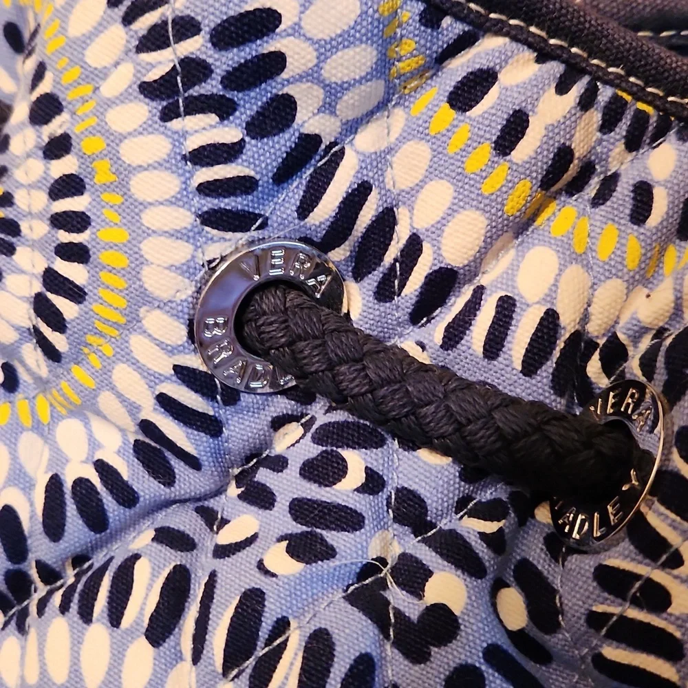 Vera Bradley Blue & White Shoulder Purse - Picture 10 of 10